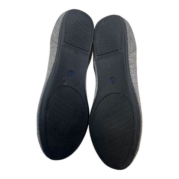 Rothy's Loafer Flat Shoes Women's 7 Heather Grey Slip-On Round Toe Low Top - Picture 3 of 11